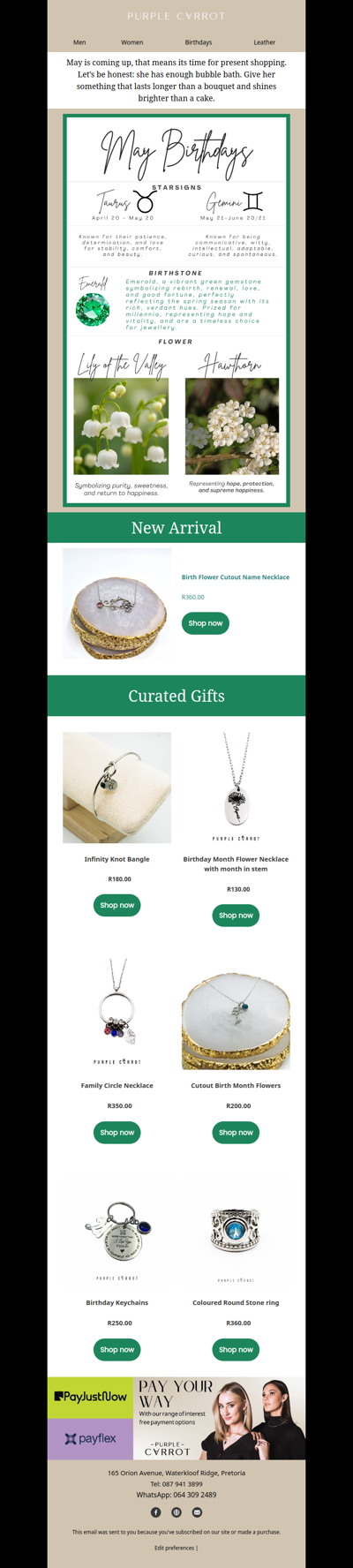 Fresh Gifts for May Birthdays 🌸