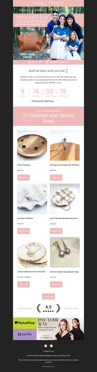 Final Call: Don't Miss Mother's Day!😱