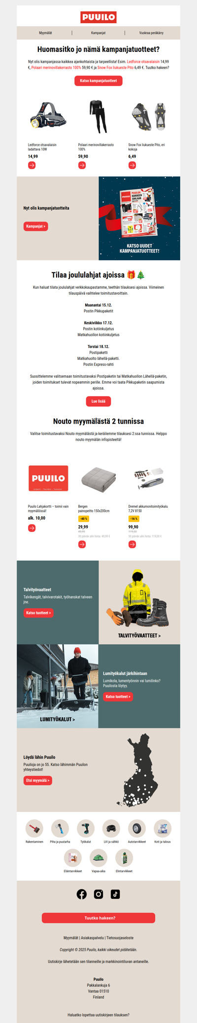 Huomasitko jo nämä kampanjatuotteet?