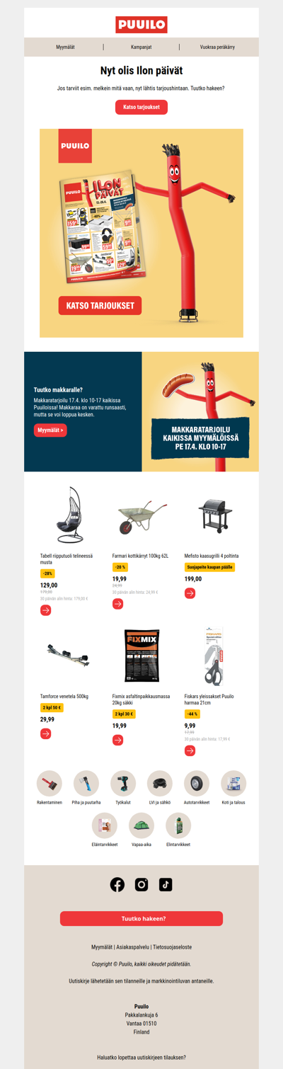 Ilon päivät – katso tarjoukset!