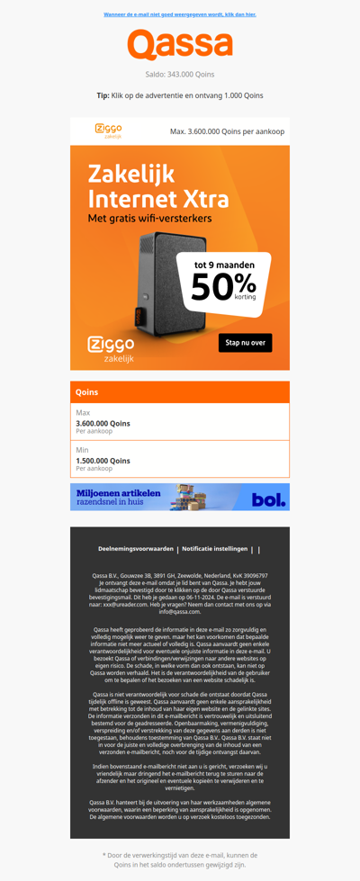 Gratis wifi-versterkers bij Zakelijk Internet Xtra!