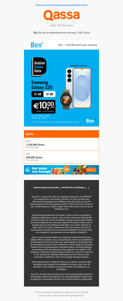 Dubbel Dikke Data: 30GB voor €10 p/mnd!