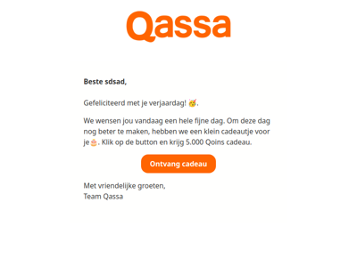 Gefeliciteerd met je verjaardag!