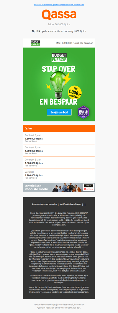 Scherpe tarieven voor elk contract!