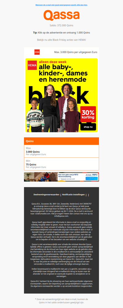 Nu 30% korting op alle kleding!