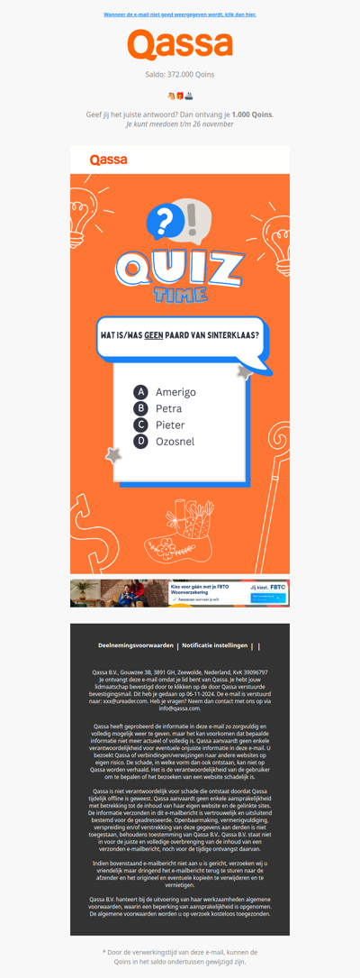 Er staat een nieuwe prijsvraag live!