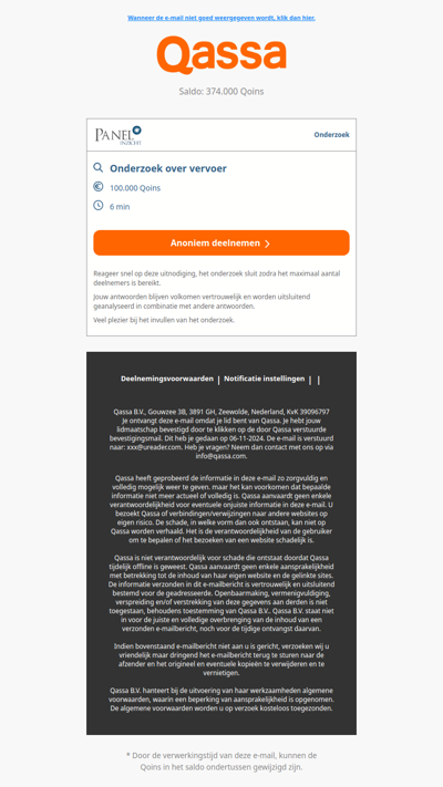 Doe mee aan het onderzoek over vervoer