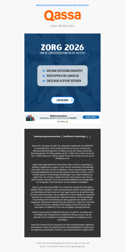 Check waar jij dit jaar mogelijk kunt besparen!