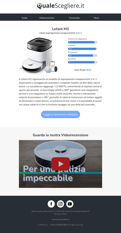 Lefant M3, il robot con funzione lavaggio avanzata: la nostra prova