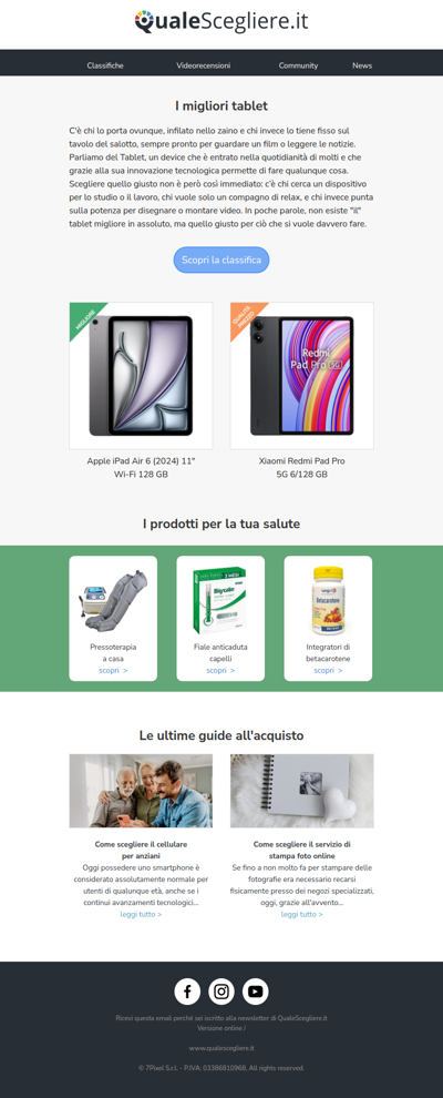 I migliori tablet | Come scegliere il servizio di stampa foto online