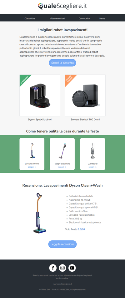 I migliori robot lavapavimenti | Dyson Clean+wash Hygiene