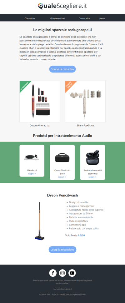 Le migliori spazzole asciugacapelli | Dyson Pencilwash: la recensione