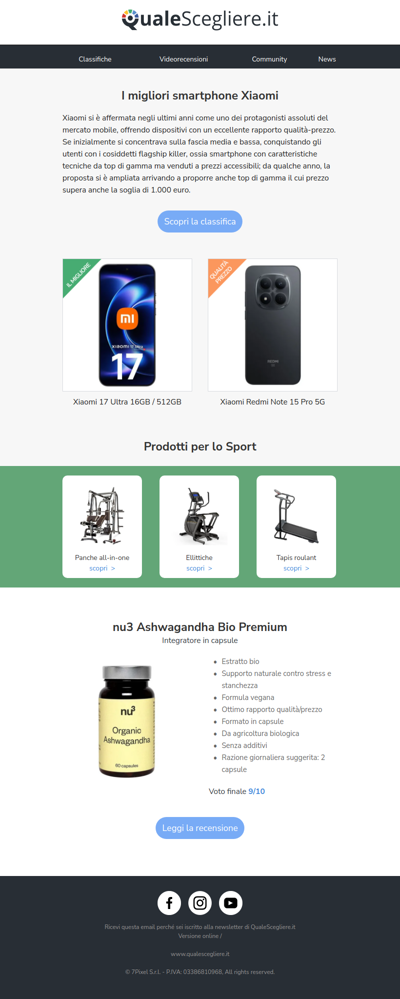 I migliori smartphone Xiaomi | nu3 Ashwagandha Bio Premium: la recensione