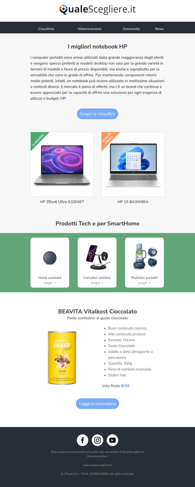 I migliori notebook HP | BEAVITA Vitalkost Cioccolato: la recensione