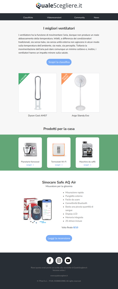 I migliori ventilatori | Sinocare Safe AQ Air: la recensione