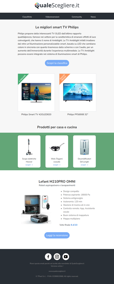 Le migliori smart TV Philips | Lefant M210PRO OMNI: la recensione