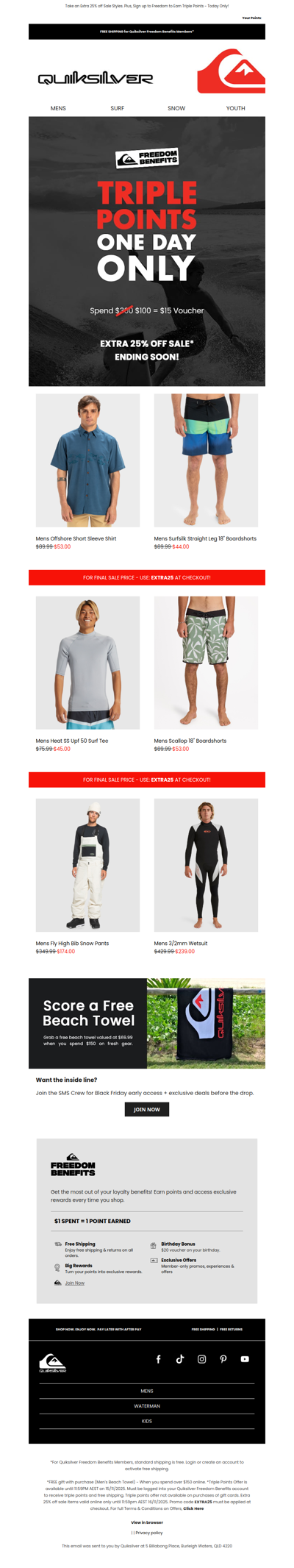 Sign Up & Score Triple Points💥