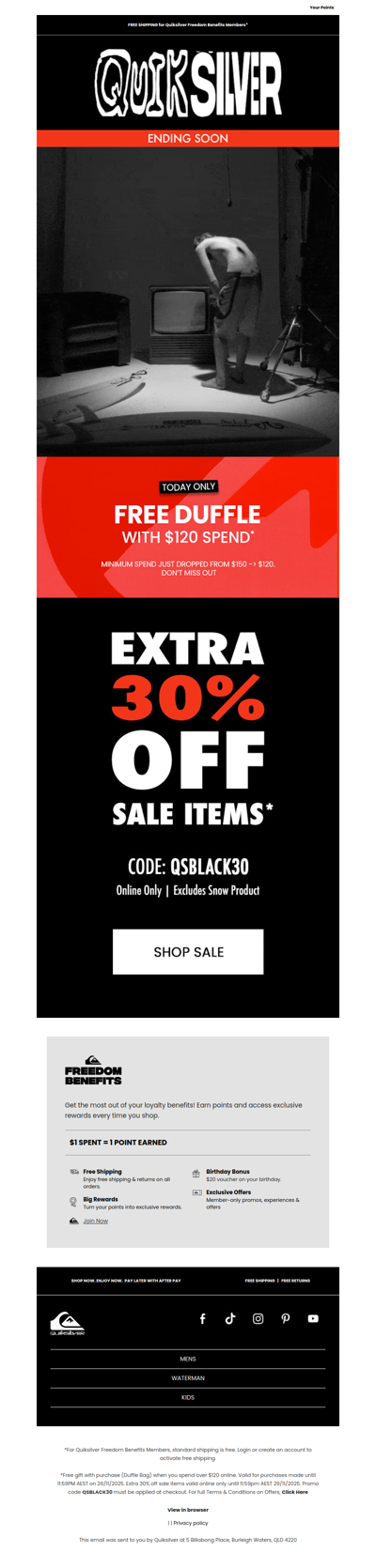 Score Your Free Duffle Bag🔥