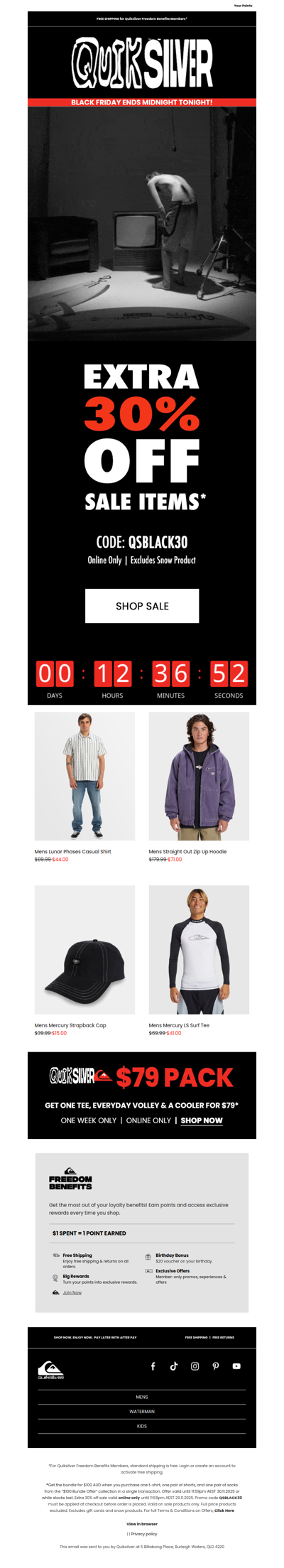 Black Friday Clocks Out Tonight ⏰