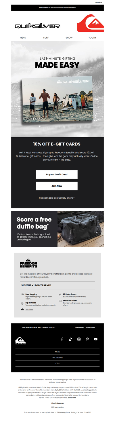 Left It Late? Score 10% Off Gift Cards