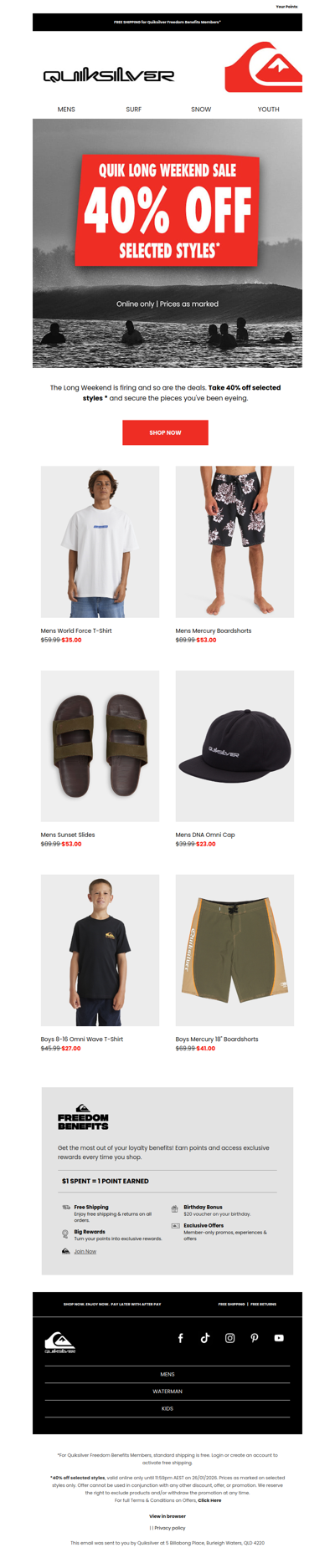 Deals are Firing this Long Weekend 🔥