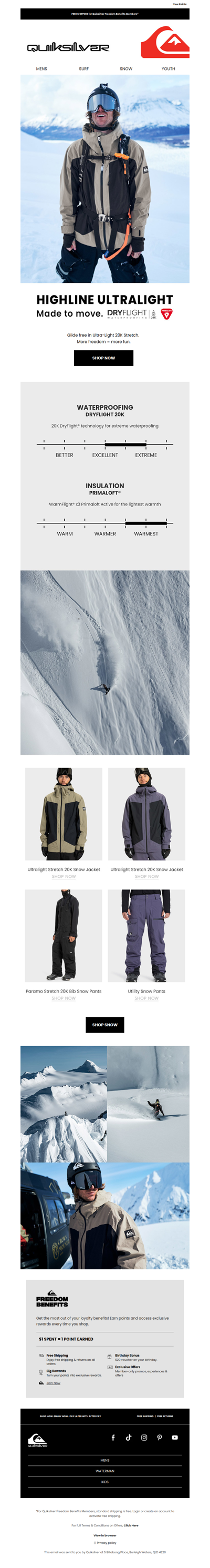 Snow Gear Built to Move