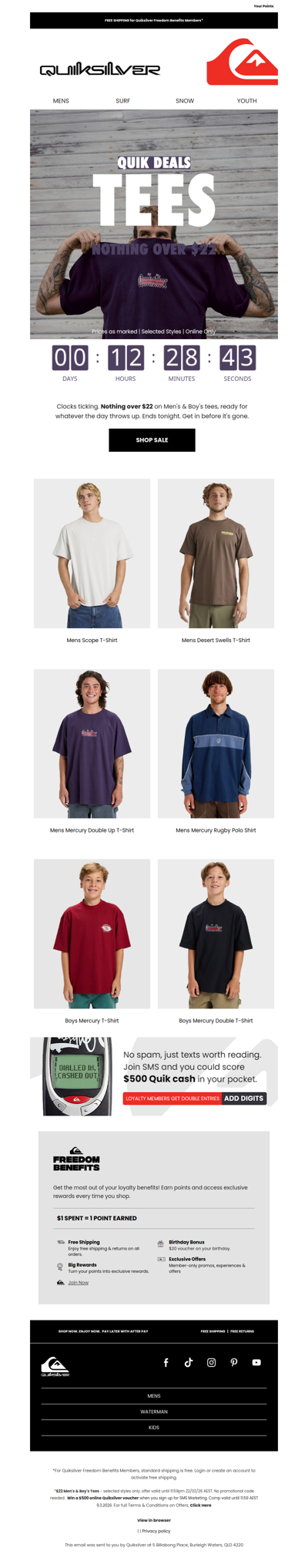 $22 Tees Ends Midnight Tonight! 🔥