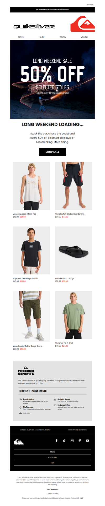 50% Off Sale | No Brainer