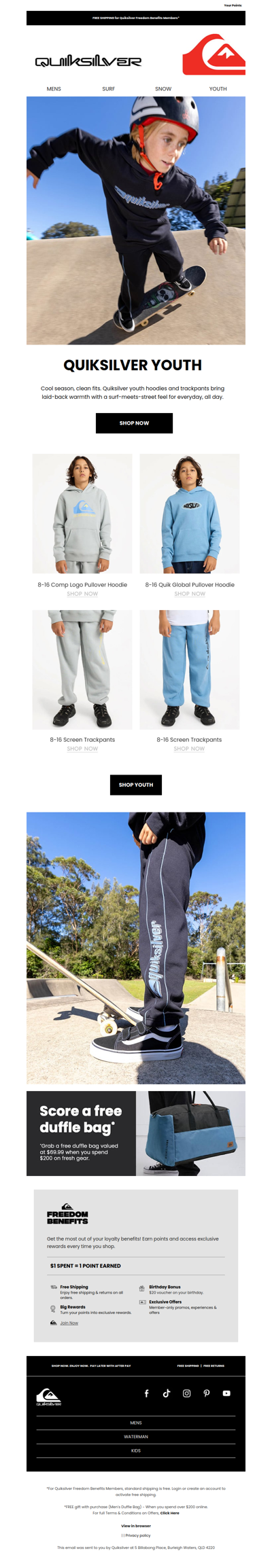 Warm Fits for the Groms