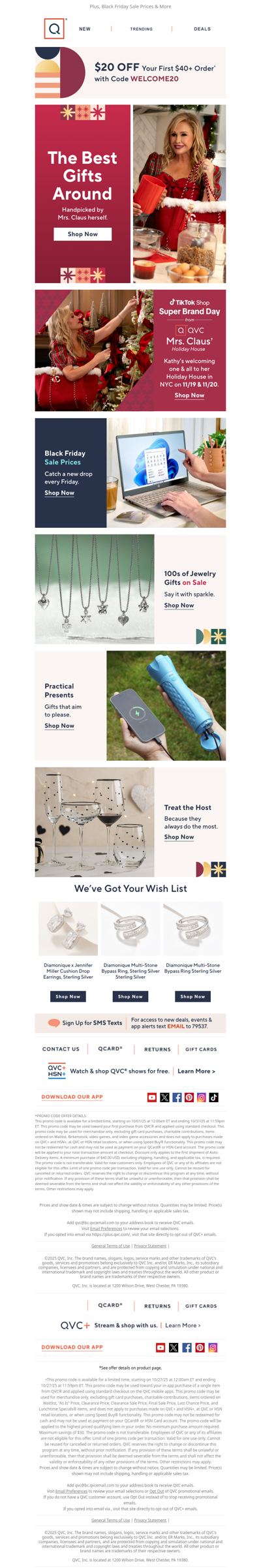 Gifts Handpicked by Mrs. Claus