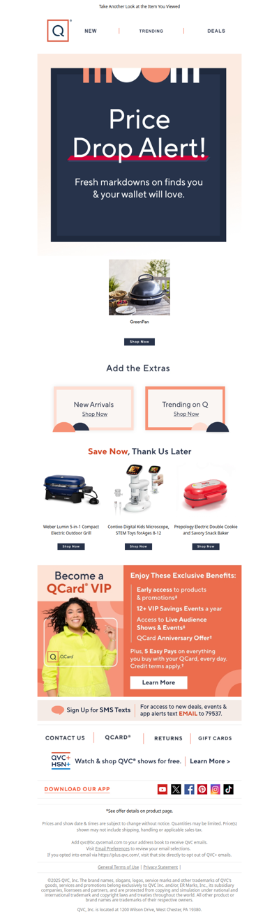 Price Drop! GreenPan 2-in-1 Portable Indoor/Outdoor Electric Grill w/Griddle Plate