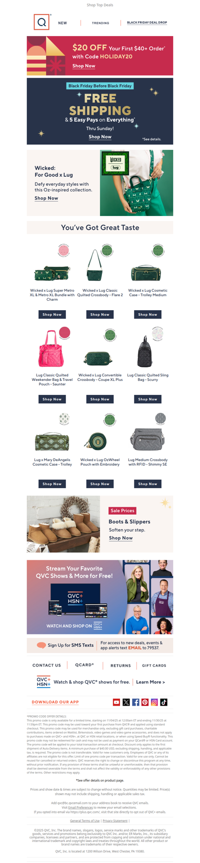 Wonderful! Wicked: For Good x Lug