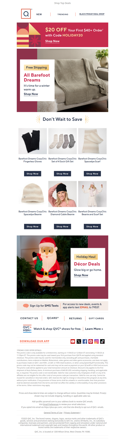 Free Ship! Warm Up with Barefoot Dreams