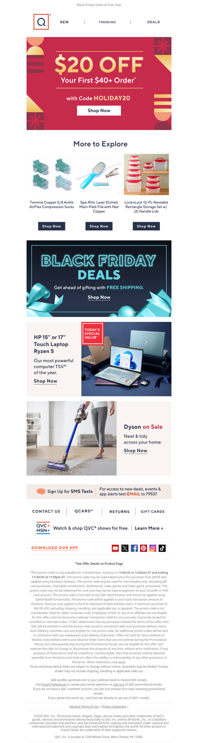 Welcome! $20 Off with Code Inside