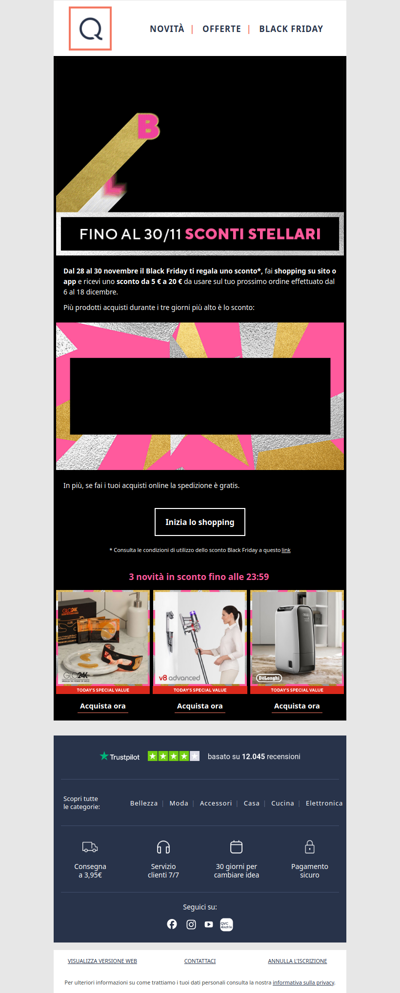 Doppia sorpresa Black Friday