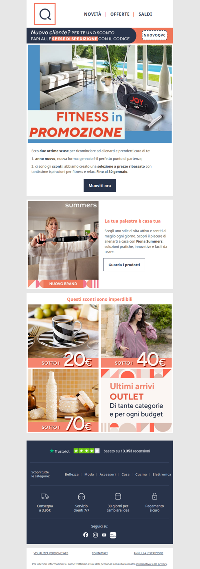 La promo per un anno più in forma