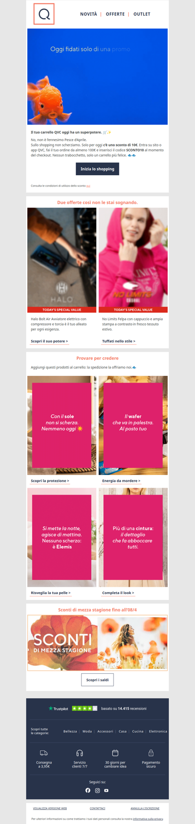 Abbocca alla promo, solo per oggi🐟