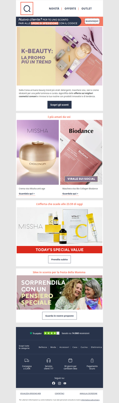 I prodotti K-beauty in sconto