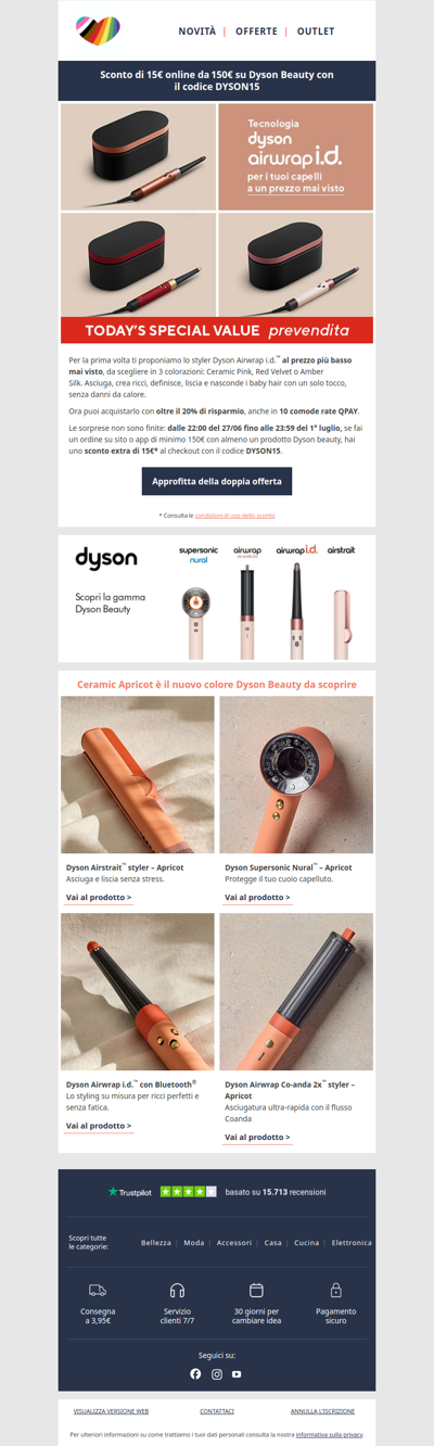 Prezzo mai visto prima Dyson Airwrap i.d.™