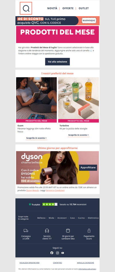 Spedizione gratis: i Prodotti del Mese