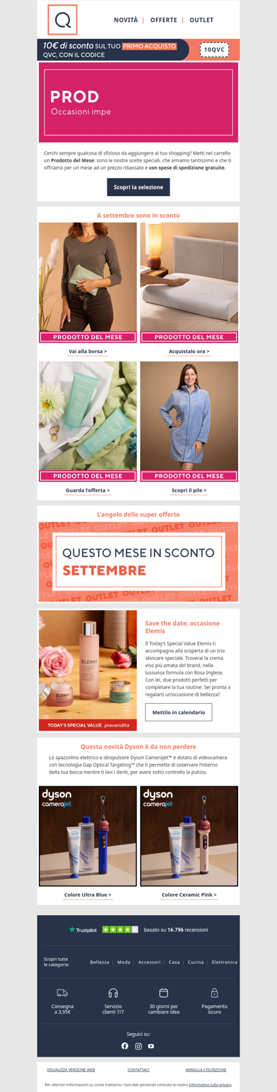 Se li scegli la spedizione è gratis