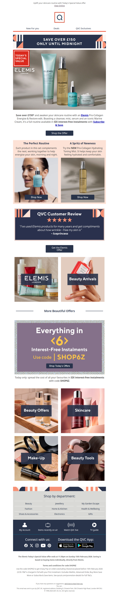 Ends soon: save over £150 on energising Elemis