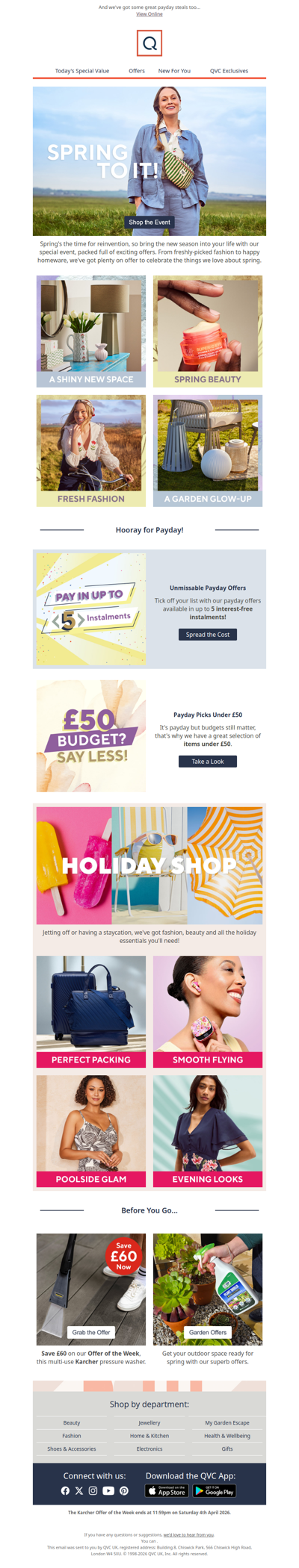 Celebrate spring with fashion, beauty and offers! 🌸🐝