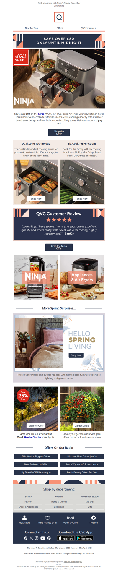 Just 6 hours left to save over £80 on a Ninja air fryer