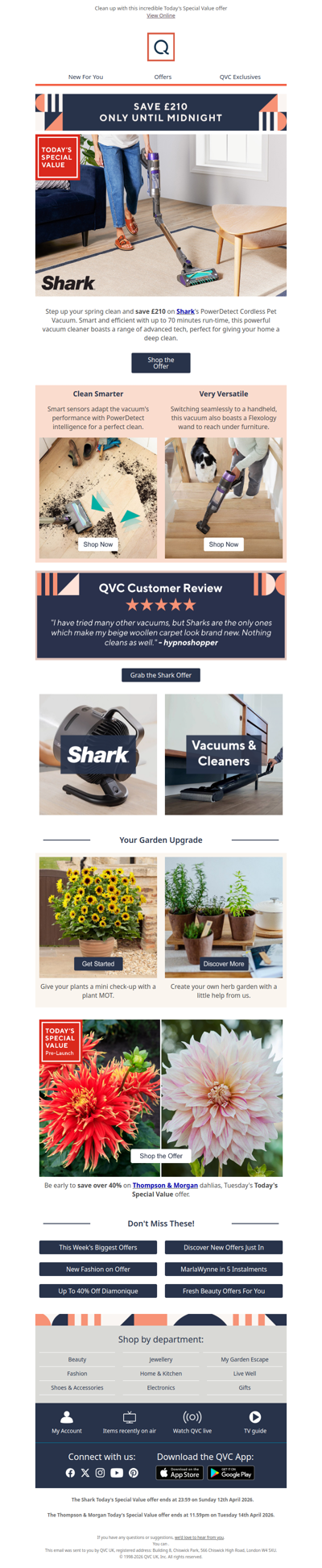 There's still time to save £210 on a Shark vacuum!