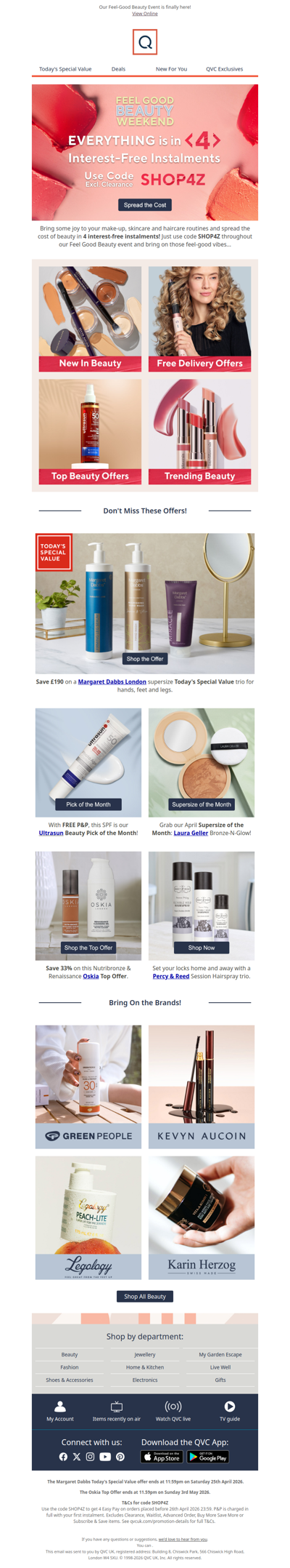 Fill your bag with beauty offers: use code SHOP4Z 🎉