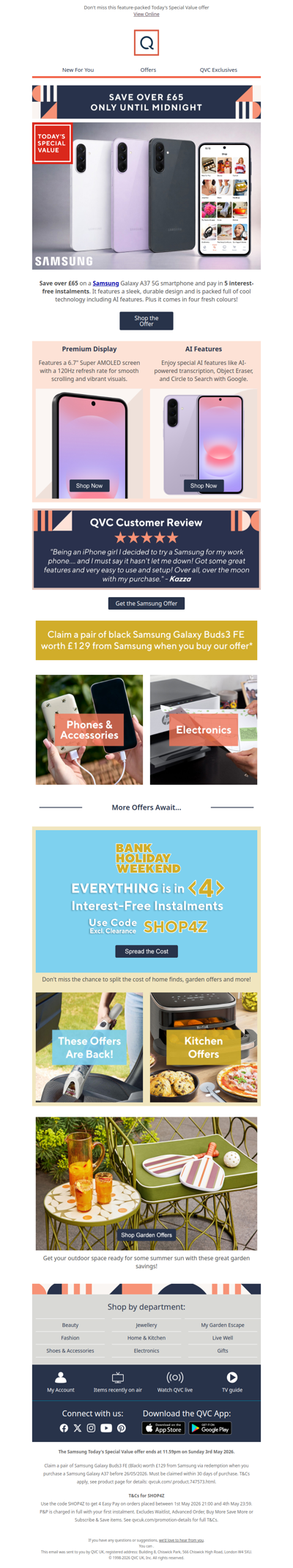 Time's ticking - save over £65 on a Samsung phone