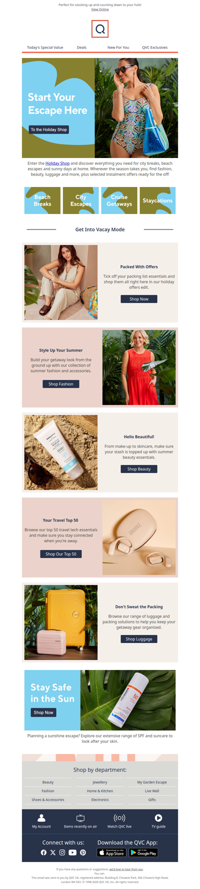 Grab sunshine-ready essentials and offers now,