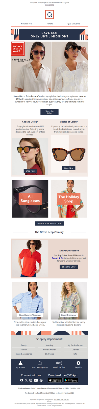 6 hours left: Get 45% off Prive Revaux sunglasses