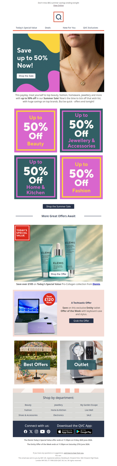 It's payday - celebrate with up to 50% off! ✨